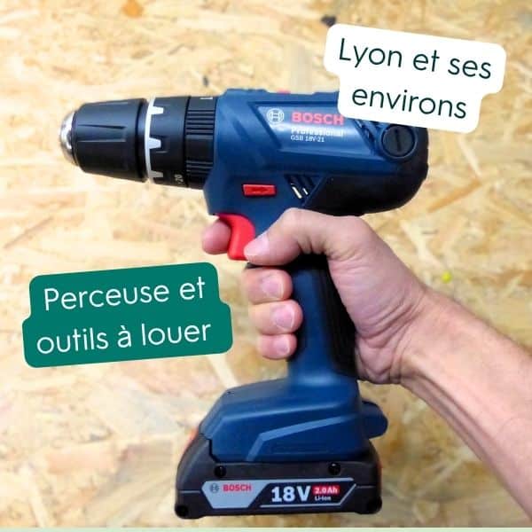 perceuse visseuse à louer dans la métropole de Lyon