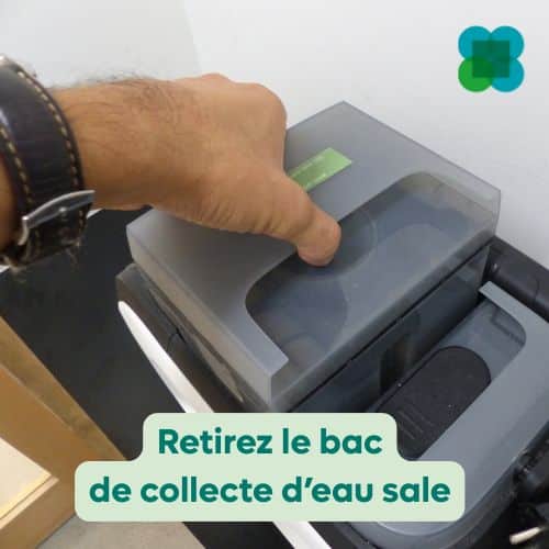 changer le filtre de la shampouineuse