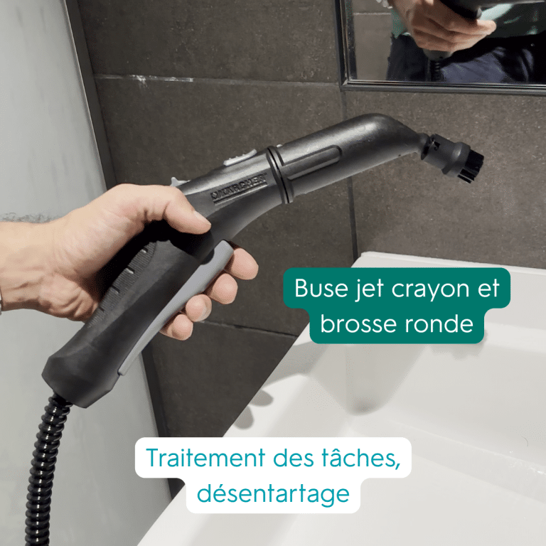 SC3 embout buse jet crayon avec brosse ronde